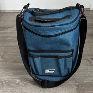 Be Creative Blue Crochet and Knitting Storage Bag